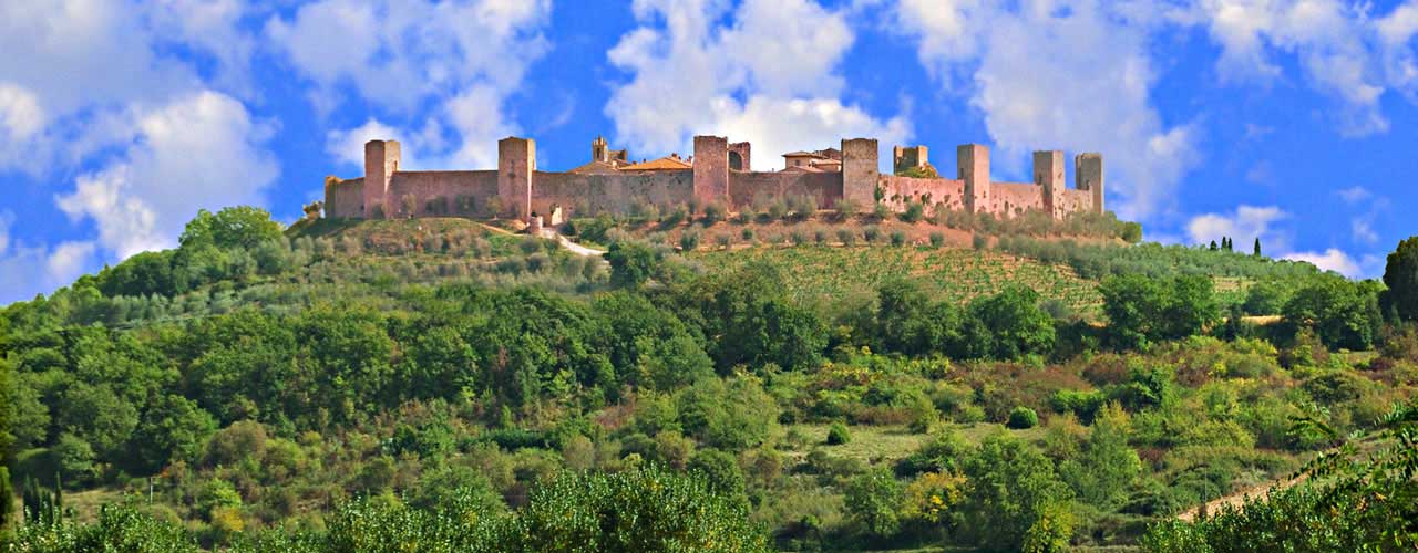 Ferienwohnungen und Ferienhäuser in Monteriggioni / Region Siena